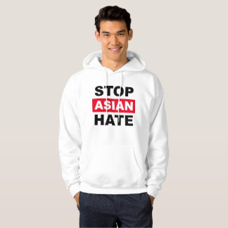 Stoppt asiatisches Hass gegen Rassismus Slogan Bla Hoodie