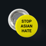 Stoppt asiatisches Hass, schwarz-gelbes Button<br><div class="desc">Stoppen Sie den asiatischen Hass,  schwarz und gelb Button Button. Minimalistisch schlicht und modern elegant. Erhältlich in vielen Farben und Stilvarianten. Karo der Erholung der Auflistung für die Abstimmung der Elemente. Stoppt die Gewalt gegen asiatische Menschen,  Stoppt Covid 19 Corona Virus Hassverbrechen,  AAPI Community.</div>