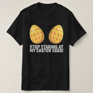 Stoppt auf meinem Ostereier Funny zu stürzen T-Shirt