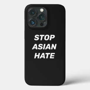 Stoppt das asiatische Hass, Schwarz-weiß Case-Mate iPhone Hülle