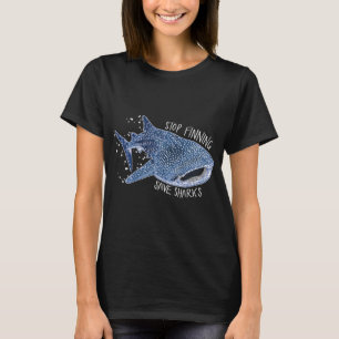 Stoppt das Finnen Retten Haie Walhaie T-Shirt