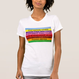 Stoppt das Hass auf andere T-Shirt
