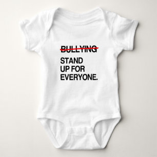 STOPPT DAS MOBBING TRETET FÜR JEDEN EIN BABY STRAMPLER