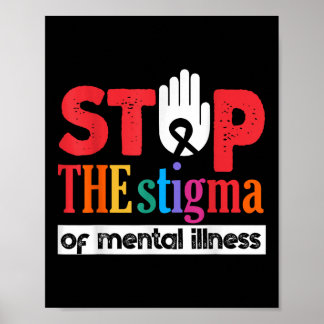 Stoppt das Stigma der psychischen Erkrankung psych Poster