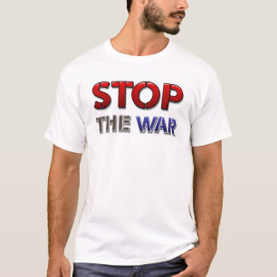 Stoppt das T-Shirt des Krieges