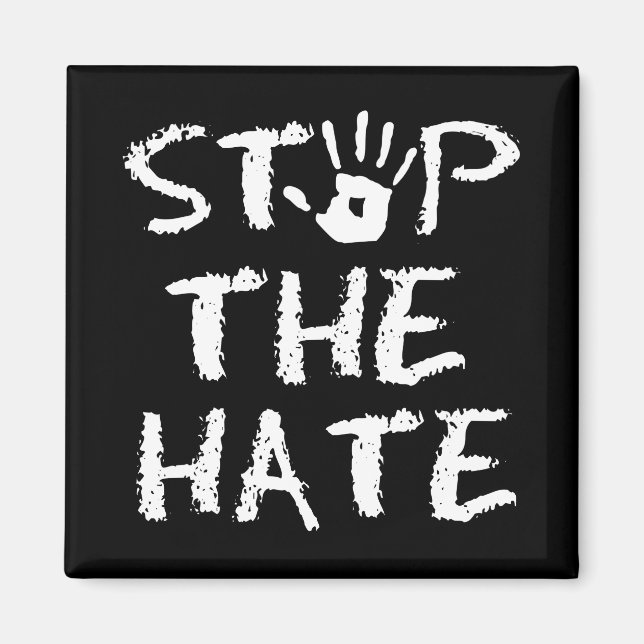 Stoppt den Hass Magnet (Vorne)