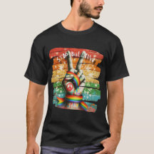 Stoppt den Hass – T-Shirt mit Friedenszeichen gege