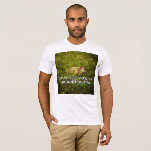 Stoppt den Krieg am Erdkundentag T-Shirt