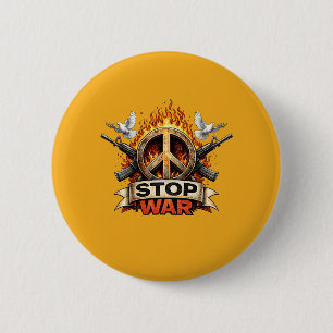 Stoppt den Krieg Button