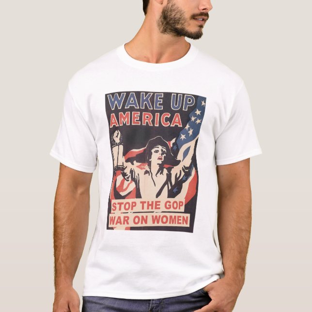 Stoppt den Krieg der Republikaner gegen den T - Sh T-Shirt (Vorderseite)