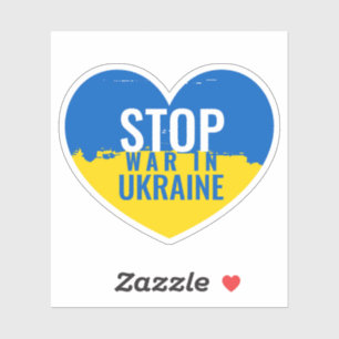 Stoppt den Krieg in der Ukraine Aufkleber