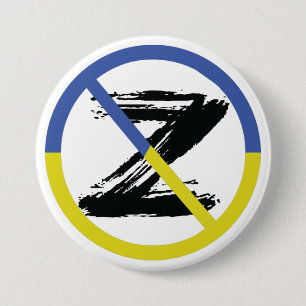 Stoppt den Krieg in der Ukraine Keuchhuhn Button
