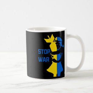 Stoppt den Krieg in der Ukraine Stoppt die Bombard Kaffeetasse