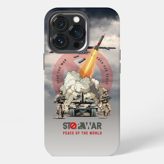 Stoppt den Krieg | iPhone Hülle (Hinten)