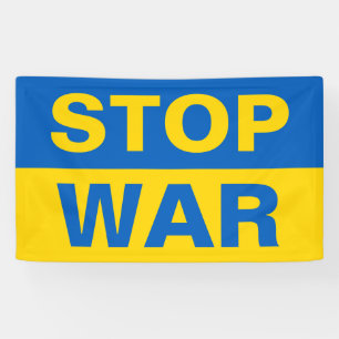 Stoppt den Krieg Ukraine Banner