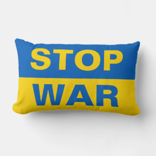 Stoppt den Krieg Ukraine Lendenkissen