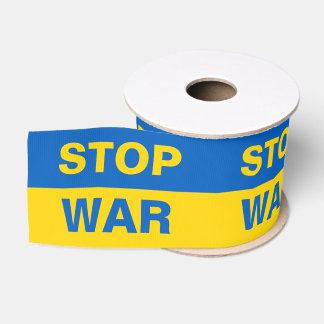 Stoppt den Krieg Ukraine Ripsband