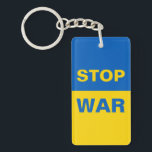 Stoppt den Krieg Ukraine Schlüsselanhänger<br><div class="desc">Stoppt den Krieg Ukraine</div>