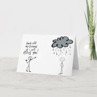 Stoppt den schlechten Regen Karte