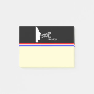 Stoppt den Wahnsinn Post-it Klebezettel