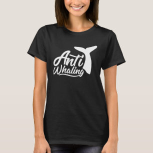 Stoppt den Walfang Bewusstsein Walfänger Rettung W T-Shirt