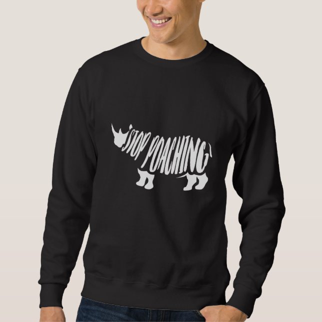 Stoppt den Wildtiergesetzgeber Sweatshirt (Vorderseite)