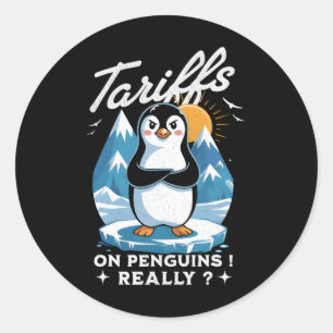 Stoppt die Anti-Trumpf-Fafo-Resist-Pinguine N Runder Aufkleber