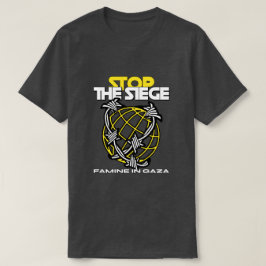 Stoppt die Belagerungsfahne im Gazastreifen T-Shirt