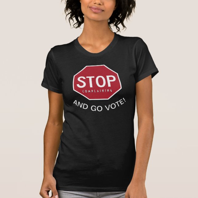 Stoppt die Beschwerde und geht zur Abstimmung T -  T-Shirt (Vorderseite)