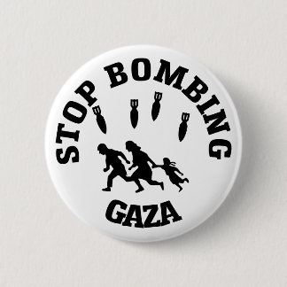 Stoppt die Bombardierung von Gaza Button