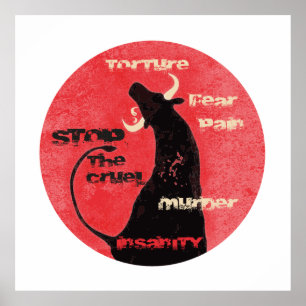 Stoppt die Bullfights - Poster
