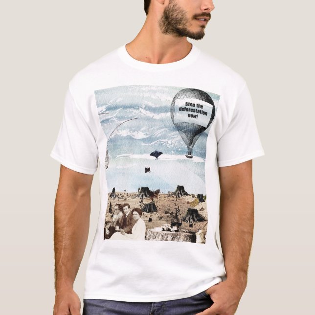 Stoppt die Entwaldung T-Shirt (Vorderseite)