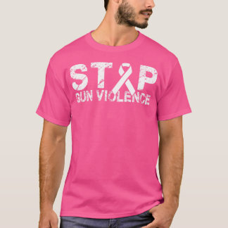 Stoppt die Gewalt und die Kontrolle von Waffen rei T-Shirt