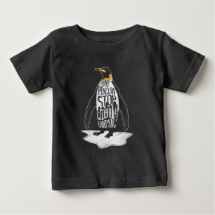 Stoppt die globale Erwärmung Rette die Meerestiere Baby T-shirt