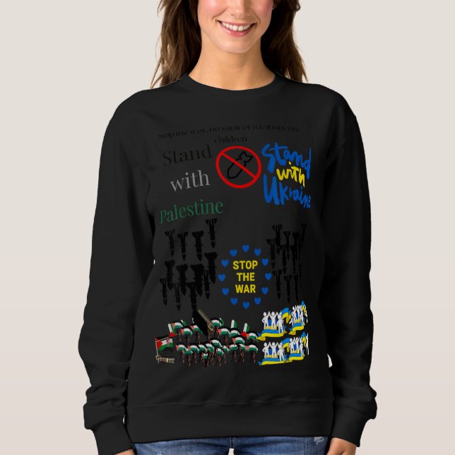 Stoppt die Invasion Sweatshirt (Vorderseite)