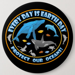 Stoppt die Waljagd Button