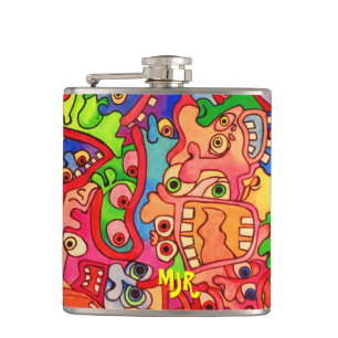 Stoppt die Welt, wollte ich, davon zu kommen! Flachmann