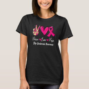 Stoppt Genderzid Bewusstsein Frieden Liebe Hoffnun T-Shirt