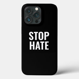 Stoppt Hass, Schwarz-weiß Case-Mate iPhone Hülle