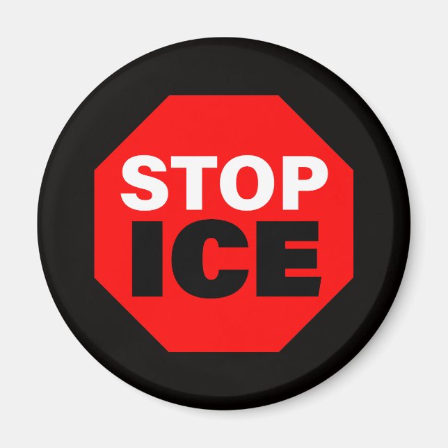 Stoppt ICE Magnet (Vorne)