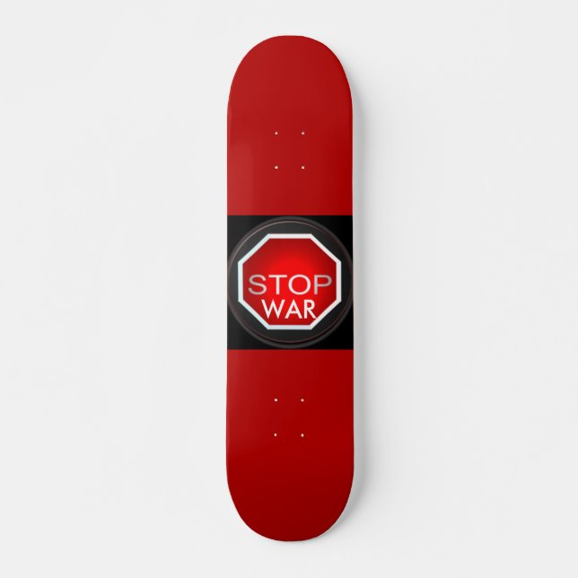 Stoppt Krieg Skateboard (Vorne)