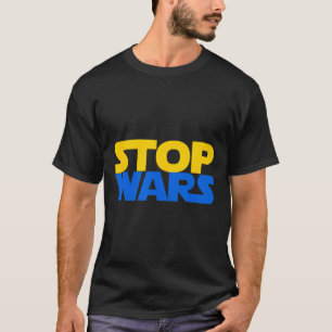 Stoppt Kriege Ukraine Slava Ukrainische Flagge Son T-Shirt