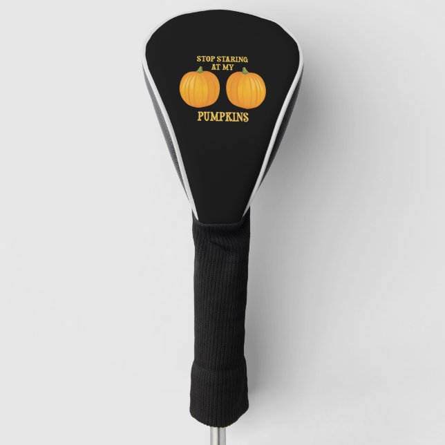 Stoppt meine Pumpkins Golf Headcover (Vorderseite)