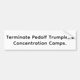 Stoppt Pedolf Trumpler Hankamer Artjunkhaus Friede Autoaufkleber