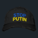 Stoppt Putin den Kriegshut - ukrainische Flagge Uk Bestickte Baseballkappe<br><div class="desc">Ich stehe mit der Ukraine - Freiheit - Frieden - Unterstützung der Ukraine - Solidarität - Flagge der Ukraine - Starkes Zusammenspiel - Freiheit Sieg - Stopp Putin - Krieg beenden ! Machen wir die Welt zu einem besseren Ort - alle zusammen! Eine bessere Welt beginnt - abhängig - braucht...</div>
