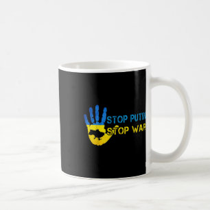 Stoppt Putin Stoppt den Krieg Unterstützt die Ukra Kaffeetasse