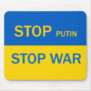 Stoppt Putin, Stoppt Kriegsmauspad! Mousepad