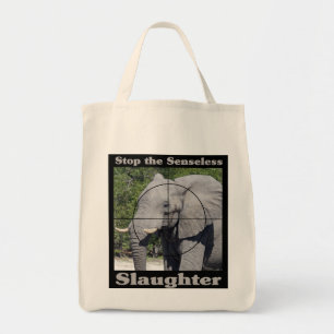 Stoppt Schlachthelfer Tragetasche