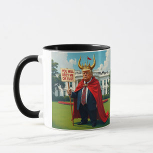 Stoppt Trump als Satire des Autoritarismus Tasse