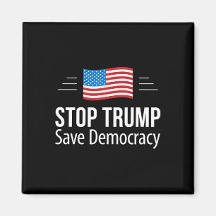 Stoppt Trump - Rettet die Demokratie - Magnet